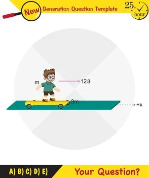 Force and Motion, Thrust and linear momentum 스톡 일러스트
