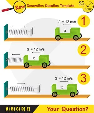 Force and Motion, Thrust and linear momentum Stock Illustration