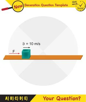 Force and Motion, Thrust and linear momentum Stock Illustration
