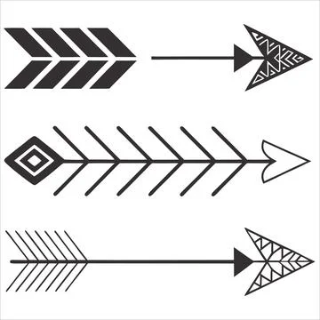 Force direction arrows flat design vector illustration Stock Illustration