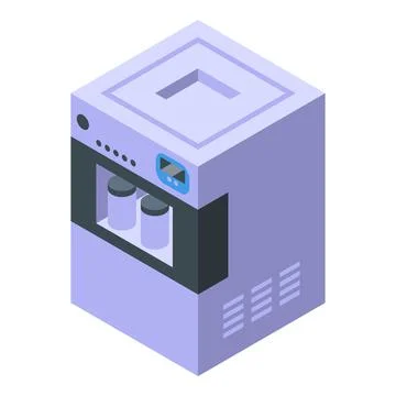 Force oxygen concentrator icon isometric vector. Home equipment 스톡 일러스트