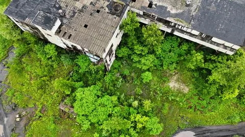 Force the Structure - Jamesville Quarry Cement Factory - Syracuse, NY Foto stock