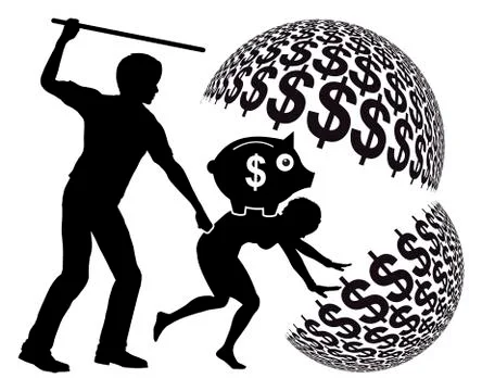 Forced Labor Illustrazione stock