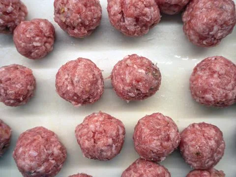 Forcemeat with greens Stock Photos