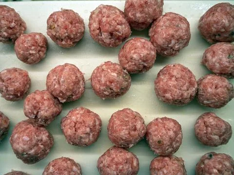 Forcemeat with greens Stock Photos