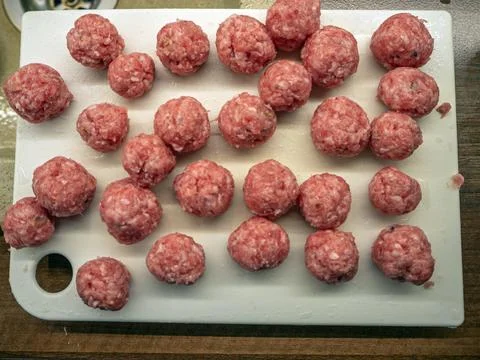 Forcemeat with greens Stock Photos