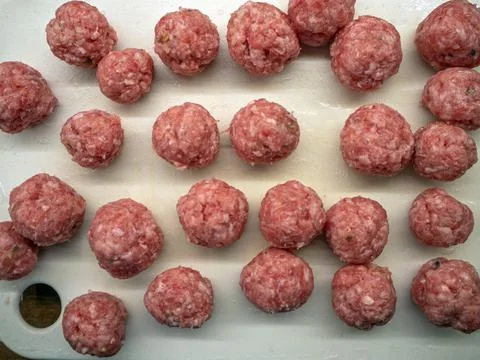 Forcemeat with greens Stock Photos