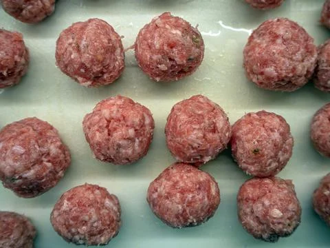 Forcemeat with greens Stock Photos