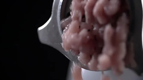 Forcemeat preparation 库存影片 64692423