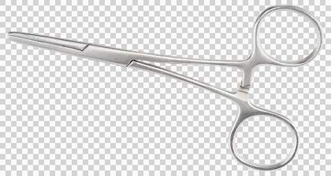 Forceps tool. Kelly forceps scissors Stock Photos