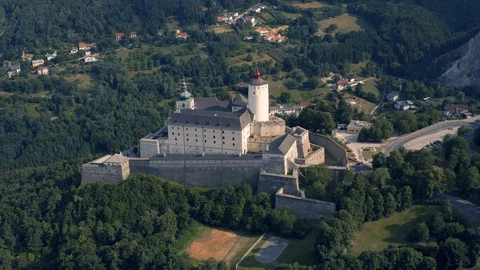 Forchtenstein Castle in Austria Stock Footage 113334142