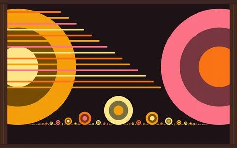 Ford Circle Rational Rhythm Illustrazione stock