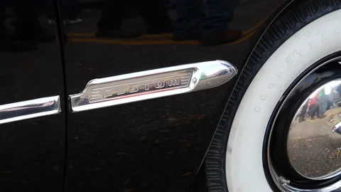 Ford Custom Black 2mp4 Stock Footage 206845580