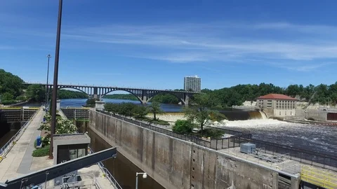 Ford Dam Stock Footage 91220201