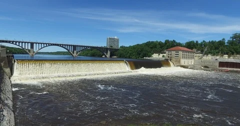 Ford Dam Stock Footage 91224141