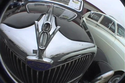Ford grill close up 스톡 동영상 367027