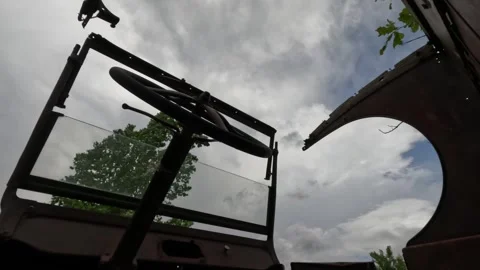 Ford Model A Rusting In Field Stock Footage 250301199