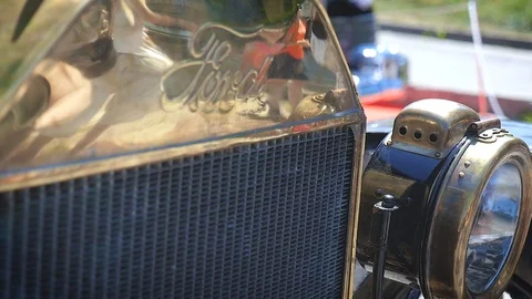 Ford model T close up Leopolis Grand Prix Lviv Ukraine 1.06.2018 Stock Footage 92699681