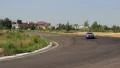 Ford Mustang Convertible deluxe retro car landscape view HD Footage