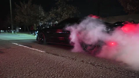  Imágenes de archivo de Ford Mustang Burnout ~ Vídeos de archivo libres de regalías