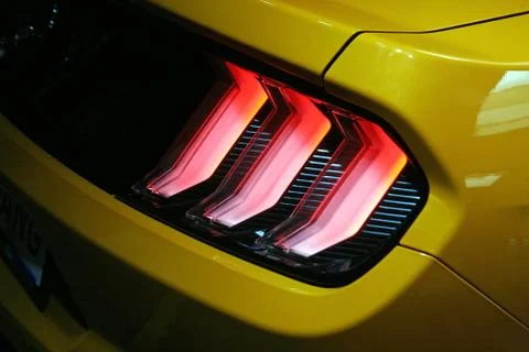 Ford Mustang,back side Stock Photos