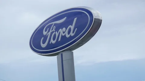 Ford Sign Stock Footage 74585570