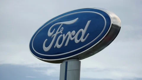 Ford Sign Timelapse Stock Footage 74585582