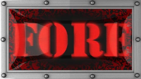 Fore on led Stock Footage 8723604