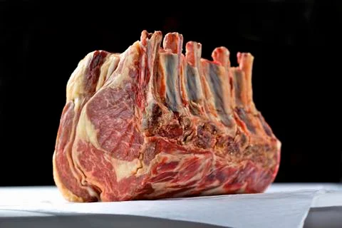 Fore rib of beef (raw) Foto stock