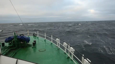 Fore ship sea Stock Footage 42902099