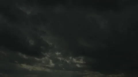 Foreboding time lapse of clouds Video stock 50023399
