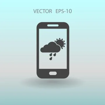 Forecast icon. vector illustration Stock Illustration