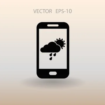 Forecast icon. vector illustration Ilustração Stock