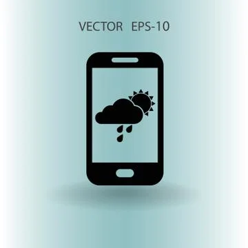 Forecast icon. vector illustration Stock Illustration