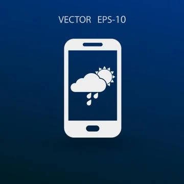 Forecast icon. vector illustration Stock Illustration