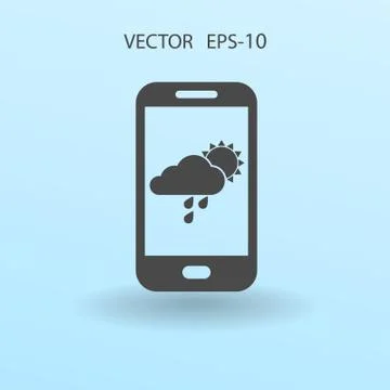 Forecast icon. vector illustration Stock Illustration