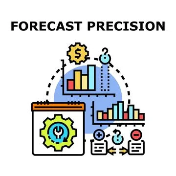 Forecast precision concept vector illustration with data analysis Stock Illustration