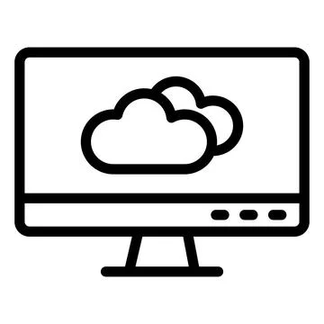 Forecast Vector Icon Design Illustration Stock Illustration