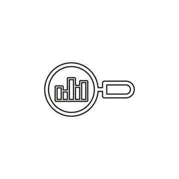 Forecasting concept icon. analysis illustration Stock Illustration