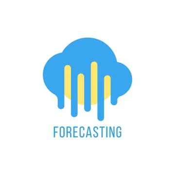 Forecasting with sun and melted cloud Stock Illustration