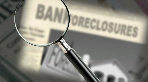 Foreclosure Headline Stock Footage 661303