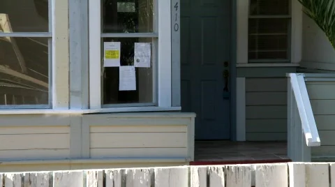 Foreclosure Notice 1 Video stock 741634