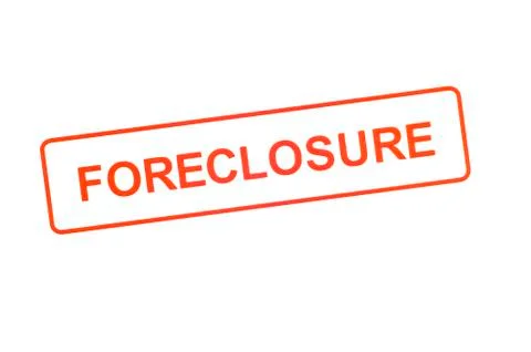 Foreclosure Rubber Stamp Stock Illustration
