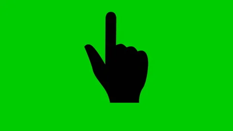 Forefinger green Stock Footage 142120286