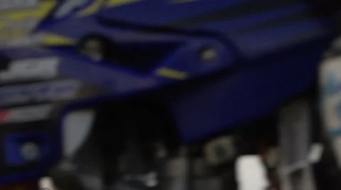 Foreground elements - Action Sport Freestyle Motocross - FMX Stock Footage 64699594