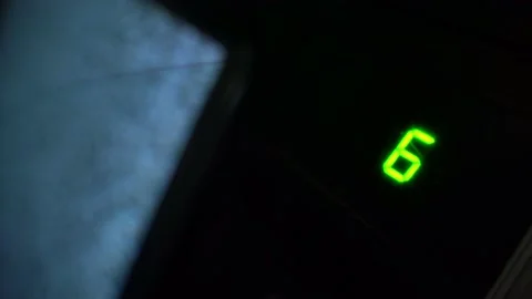 In the foreground, the indication of switching TV channels, in the background Stock Footage 237218666