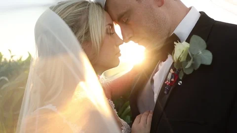 Forehead To Forehead Under The Veil Stock-Footage 114883262