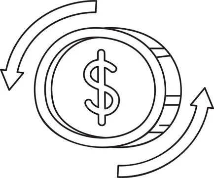 Foreign currency update exchange rate illustration Stock Illustration