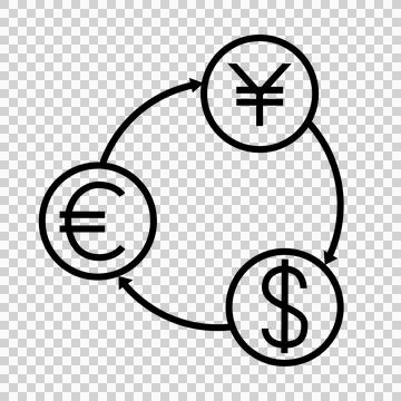 Foreign Exchange icon Stock Illustration