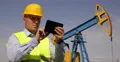 Foreman Use Tablet Planning Maintenance Schedule Extract Oil Pump Installation 4k or 4k+ Resolution